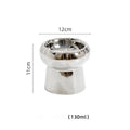 Electroplated Mirror Ceramic Cat Bowl Pet Bowl