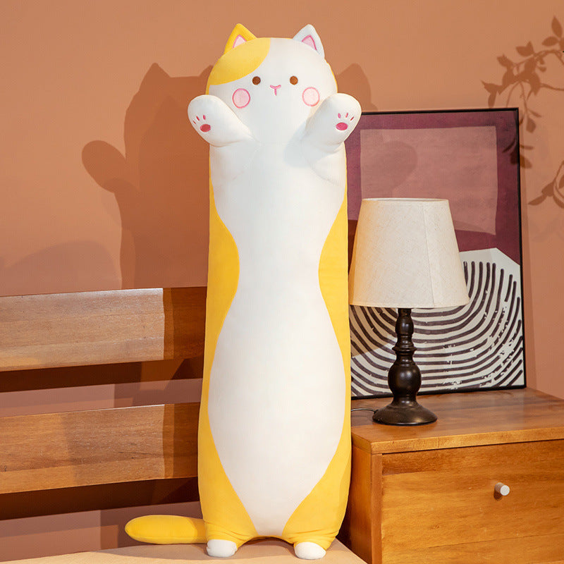 Toca Snuggle Pillow — Long Cat Plush (90–130 cm)