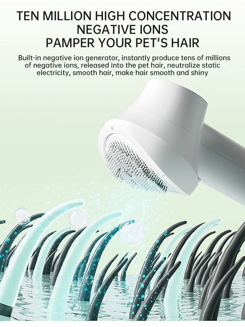 Toca Quiet Groom — Silent Pet Hair Dryer & Comb