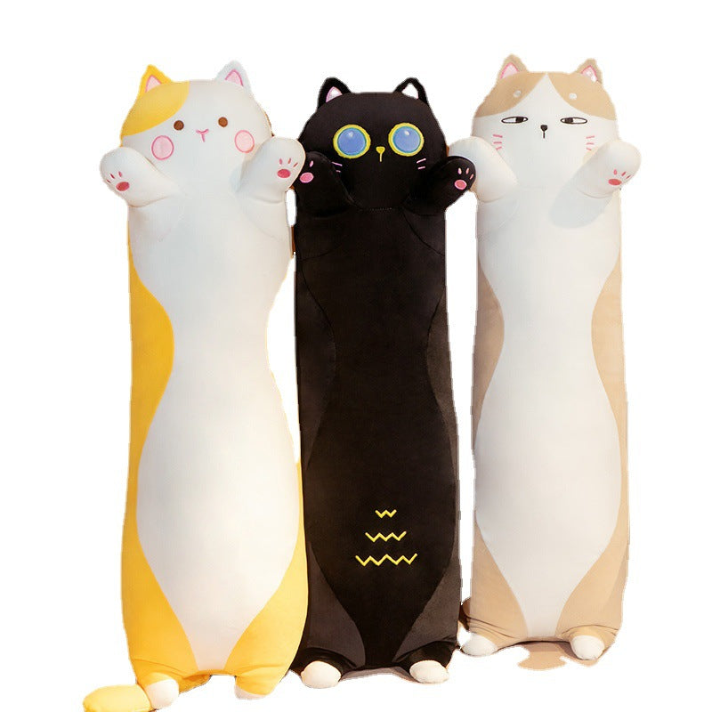 Toca Snuggle Pillow — Long Cat Plush (90–130 cm)