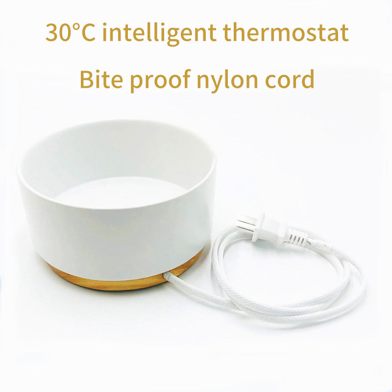 Toca Warm Bowl — Thermostatic Ceramic Pet Bowl