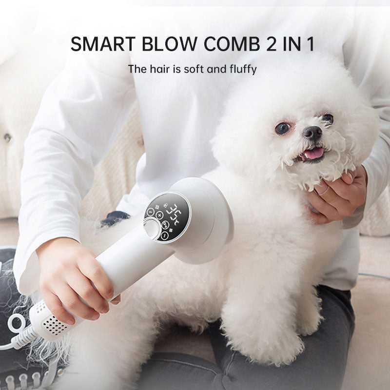 Toca Quiet Groom — Silent Pet Hair Dryer & Comb