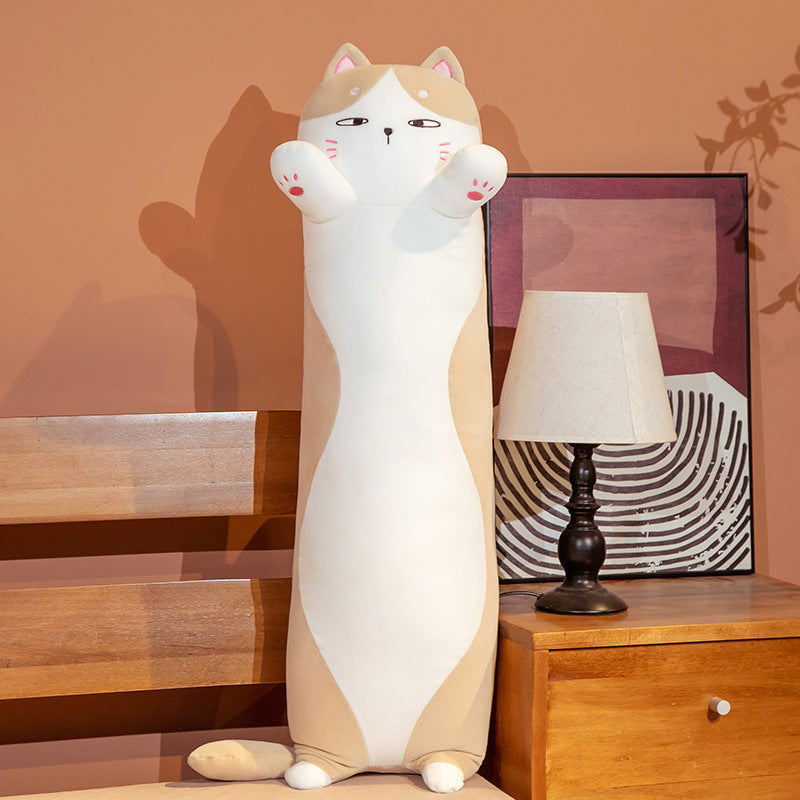 Toca Snuggle Pillow — Long Cat Plush (90–130 cm)