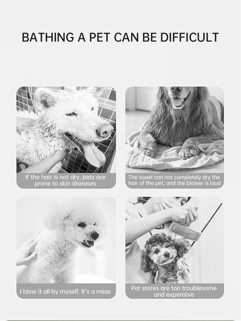 Toca Quiet Groom — Silent Pet Hair Dryer & Comb