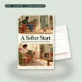 A Softer Start, a TOCA guide: cover and the Welcome Card worksheet
