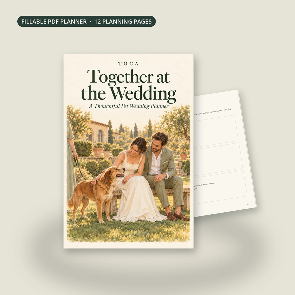 Together at the Wedding planner cover with the fillable wedding cards